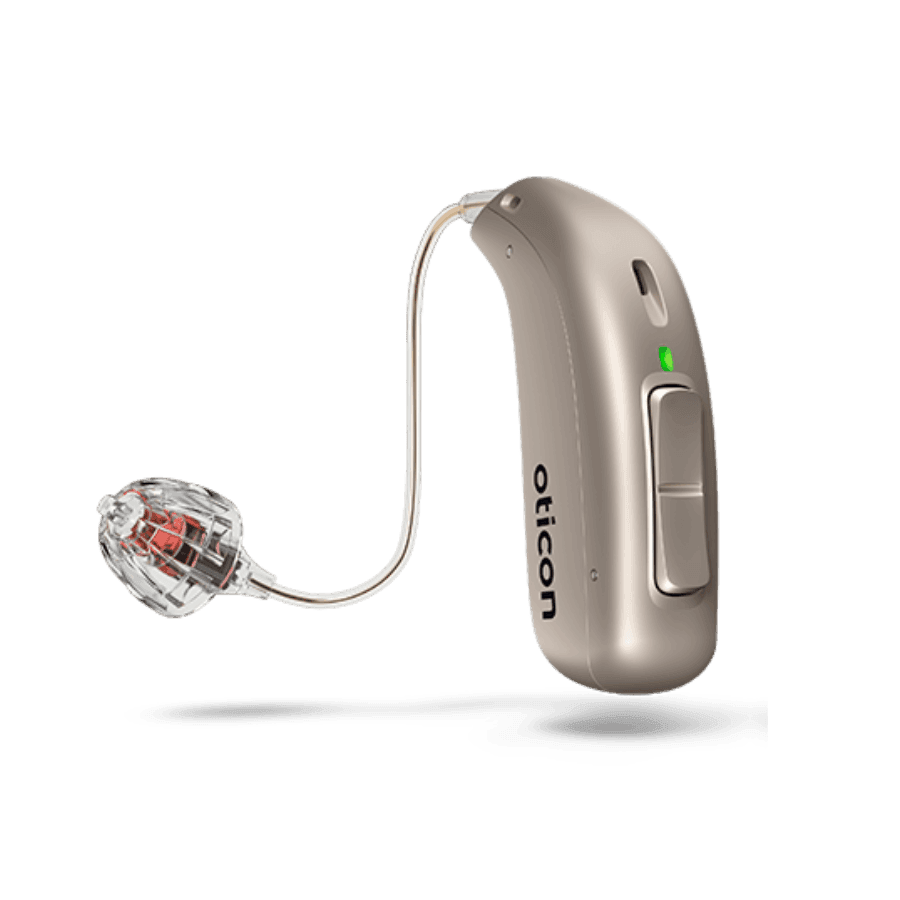 Oticon Ruby 2 Mini RITE Hearing Aid, Rechargeable Digital Programmable Mini RIC, Bluetooth Enable Hearing Aid