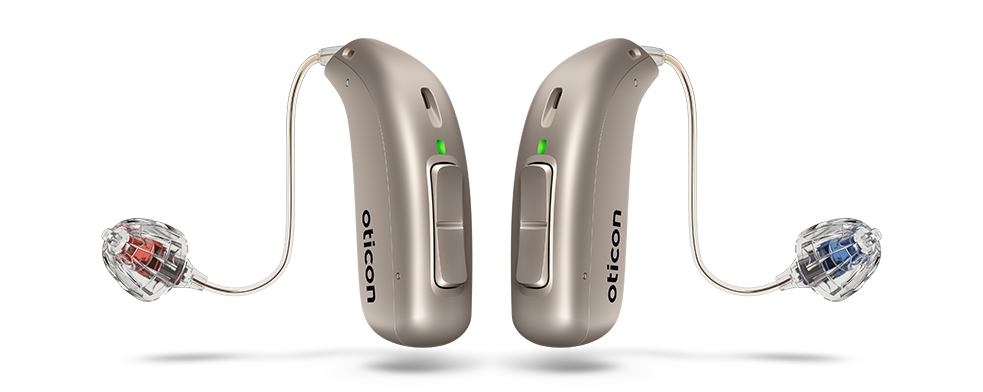 Oticon Real 3 Mini RITE RIC Digital Rechargeable Hearing aids Latest Collection Bluetooth Connectivity