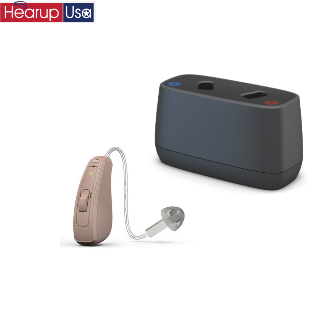 Resound Key 461 RIE Rechargeable Hearing Aids, Bluetooth Connectivity with Premium Ear Aid