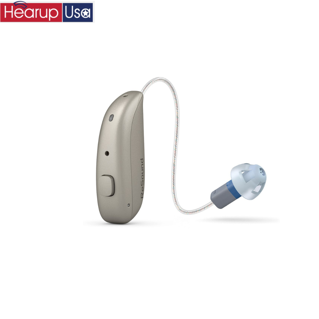 Resound NEXIA 460S MicroRIE Rechargeable Hearing Aid, Bluetooth Audio Compatible with iOS & Android