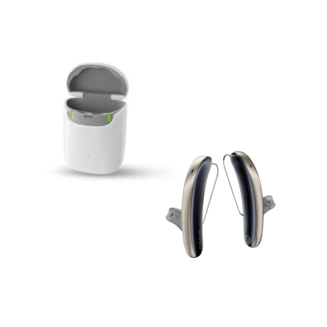 Signia Styletto 7AX Rechargeable Hearing Aid Pair With Charger